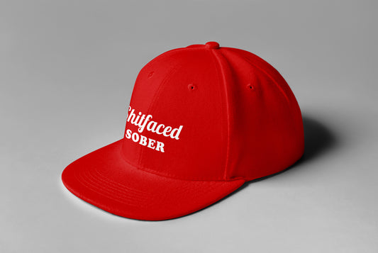 Red Shitfaced Sober Hat